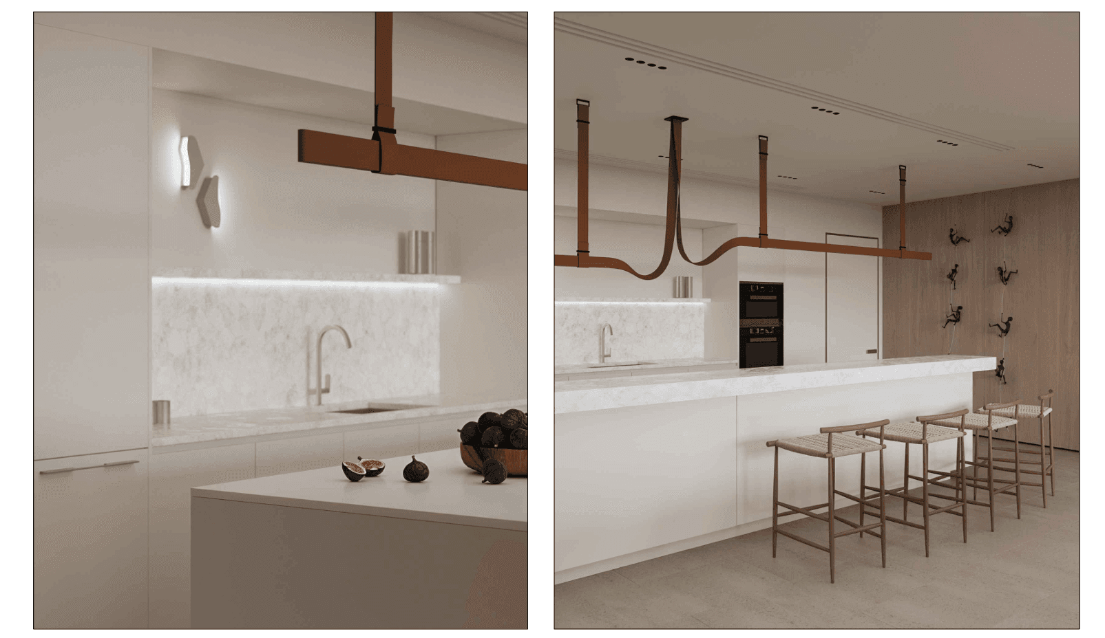 Scans of the walls of BEDROOM